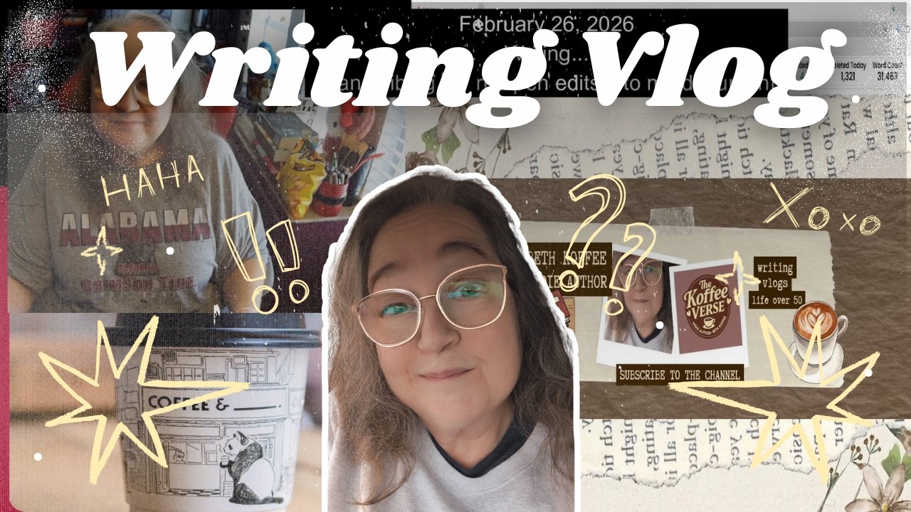 Transcribing Edits Into My Novel | Writing Vlog
