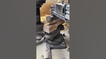 Grinding and forming process of curved wooden handle