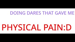 DOING DARES- 150 SUBSCRIBER SPECIAL!!!!!!!!!!!