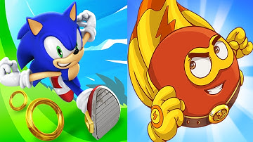Sonic Dash VS Red Ball Super Run Android Gameplay