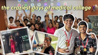 vlog: MED SCHOOL *without* the studying🌟| college *FEST*