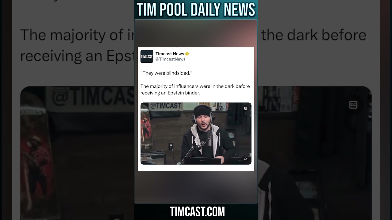 The Majority of Influencers Were In The Dark Before Receiving an Epstein Binder #shorts