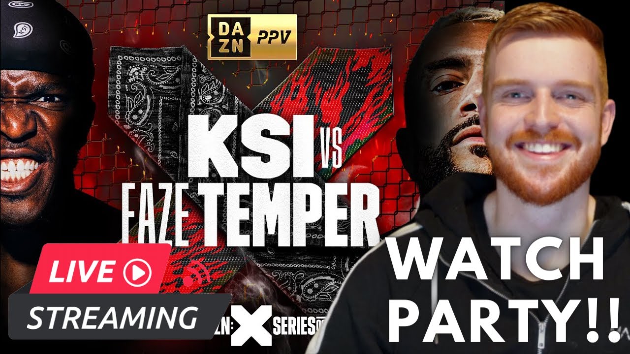 KSI vs FaZe Temperrr LIVE Watch Party!! Misfits Boxing x DAZN 004