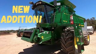We Upgraded Our Header (Combine)! New To Us John Deere 9770 STS