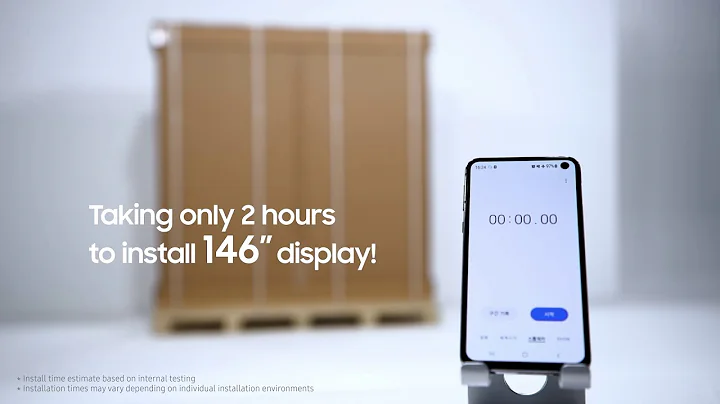 The Wall All-in-One: 146" screen installed in just 2 hours | Samsung - 天天要聞
