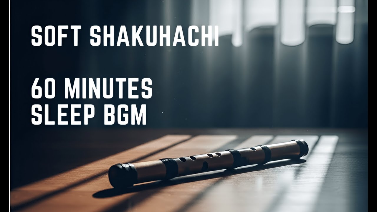 60 Minutes Shakuhachi Sleep Music｜Gentle Sounds to Fall Asleep Fast