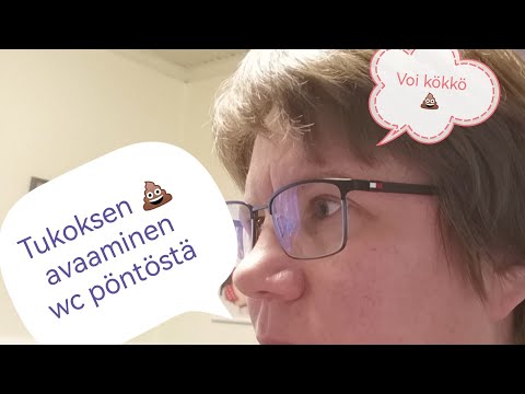 Video: Kuinka puhdistaa tukkeutunut wc?