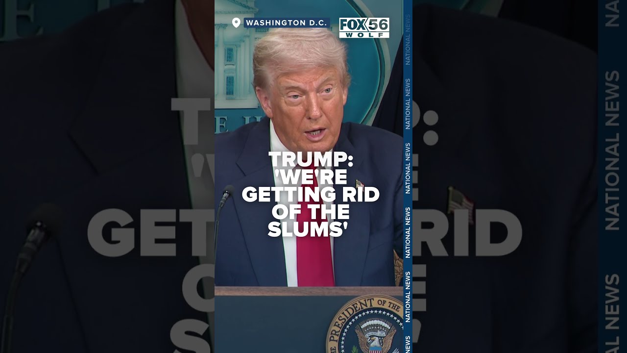 President Trump Getting Rid Of Slums Here 