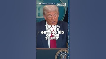 Thumbnail of President Trump: 'Getting rid of slums here'