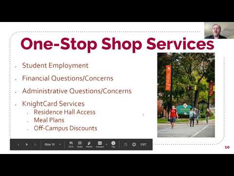 7/1 Financial Aid and One Stop Shop Live Session - Arcadia Orientation 2020