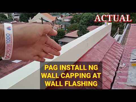 Video: Paano mo mai-install ang flashing sa isang kongkretong dingding?