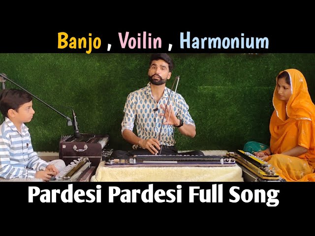 (Banjo, voilin , harmonium) Music | Pardesi Pardesi Jana Nahi | Surbhi Swar Sangam class=