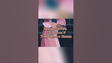 Wings Of Fire Locations If They Where States #wof #shorts #warriorcats #geography #dragons #whatif