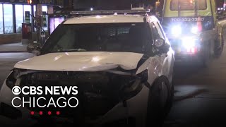 3 Chicago police officers hurt in crash on West Side