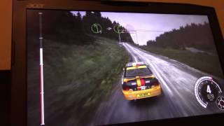 Benchmark run for Dirt Rally on Acer Predator 15 with Nvidia 980m.