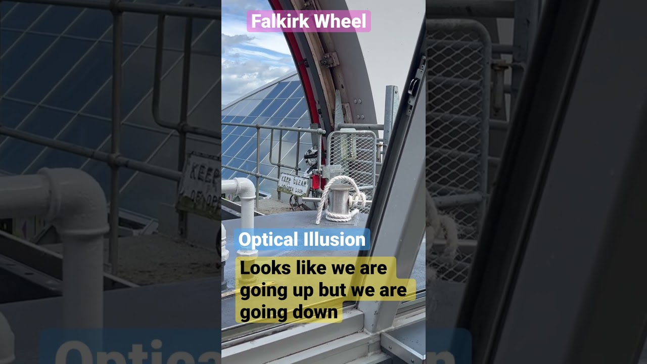 Optical Illusion on the Falkirk Wheel😵‍💫