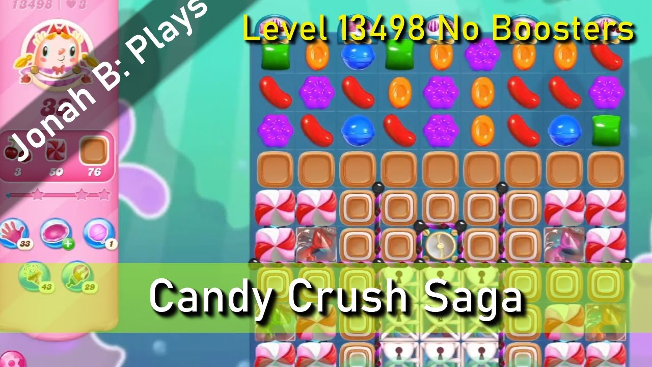 Candy Crush Saga Level 13498 No Boosters YouTube Candy crush saga level 13498 no boosters youtube