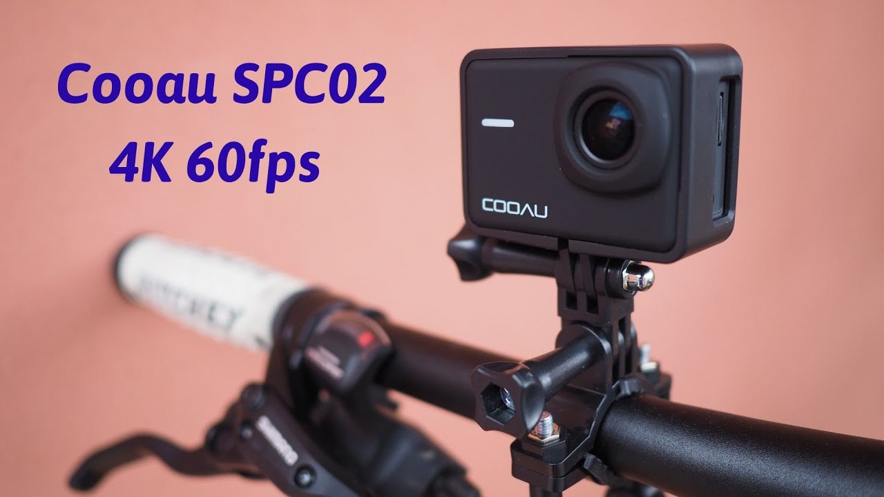 Recensione e test in MTB dell'action cam Cooau SPC02 4k 60fps YouTube