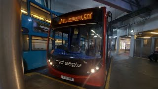 LX11AVW | 500 to Hemel Hempstead | Red Eagle | ADL Enviro 200