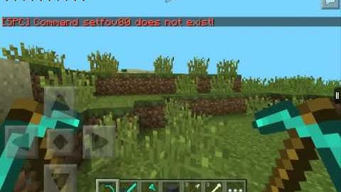 Minecraft pe 0.9.5 awesome field of view mod