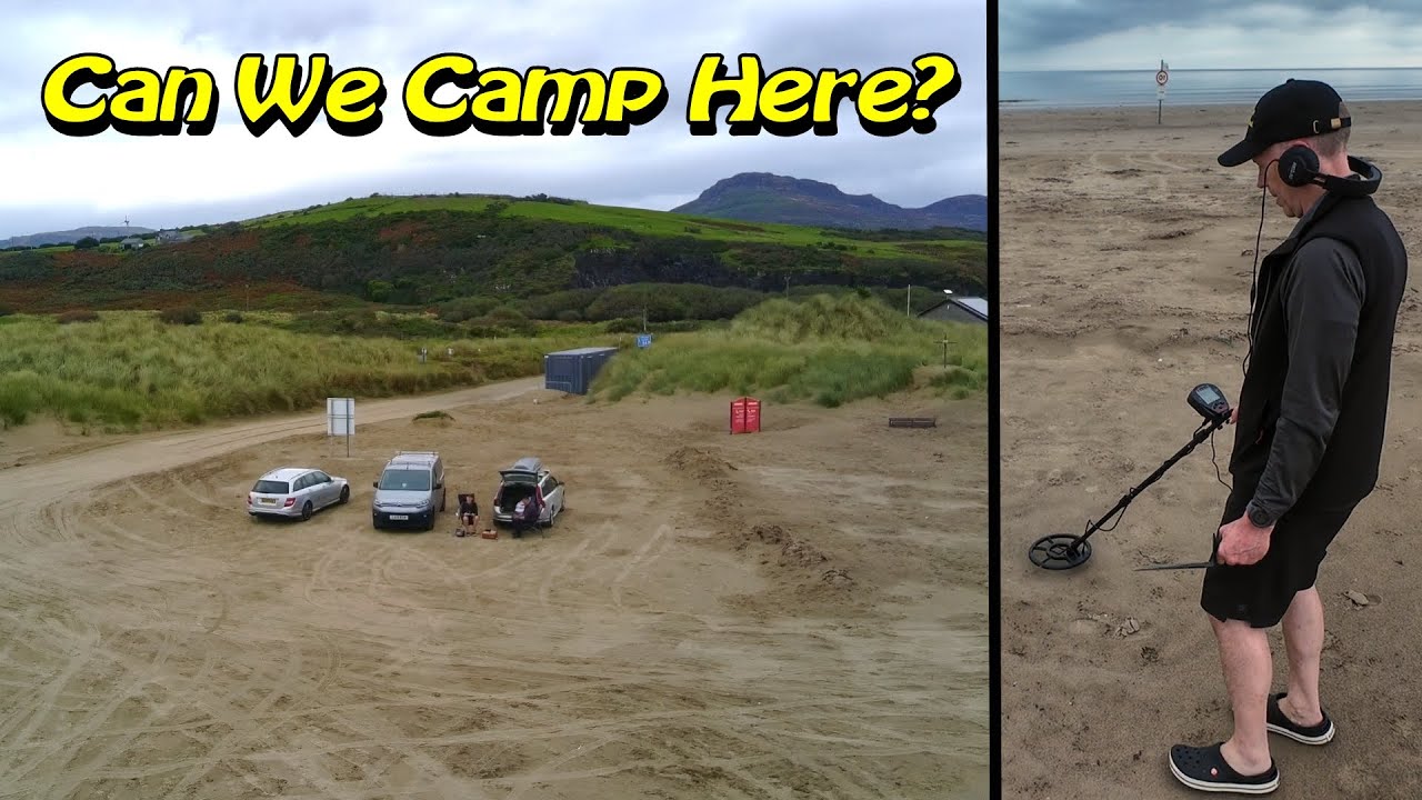 Wales Van Camping Tour - Porthmadog + Black Rock Sands - YouTube