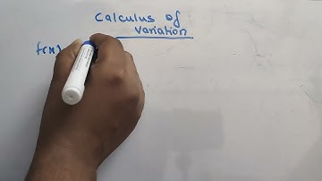 FEM 5: Calculus of Variations