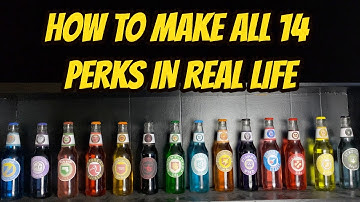HOW TO MAKE ALL 14 COD ZOMBIES PERKS IN REAL LIFE