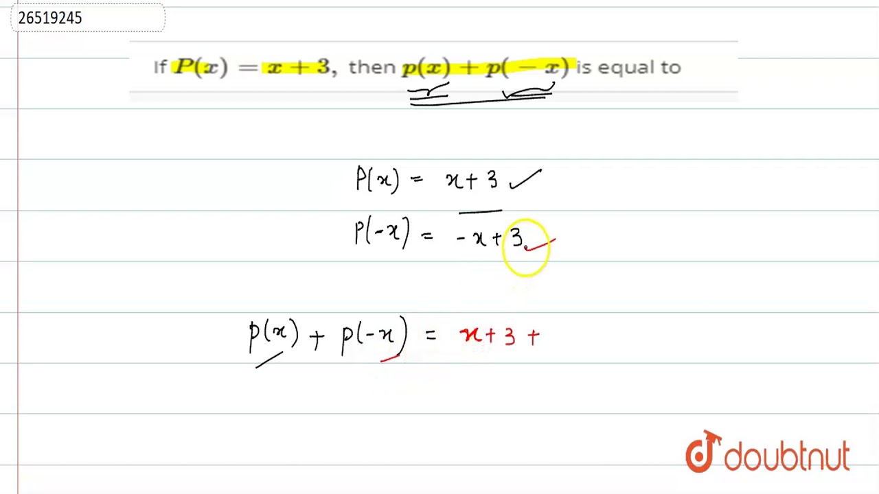 If P X X 3 Then P X P X Is Equal To Youtube