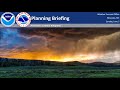 NWS Missoula Weather Briefing