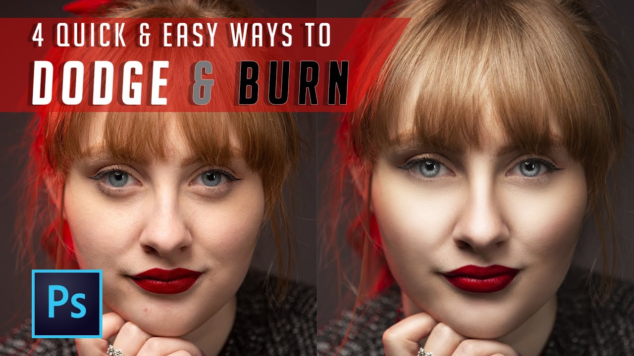 Техника dodge burn