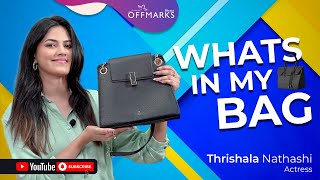 Whats In My Bag With Thrishala Natashi