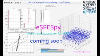 eSEESpy Fun Demo: Post-processing OpenSees Analyses created and run by eSEES