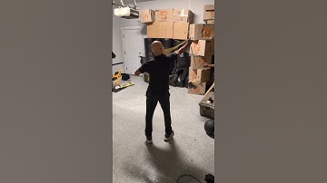 Hitting the Target With A Rope Dart Using An Inside Knee Shot Preceded By A Gauntlet Warning Shot!