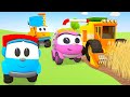 Car cartoons full episodes & street vehicles for kids. Leo the truck & farm vehicles.