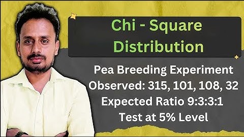Chi square distribution | Chi square test | Statistical inference | Part 3