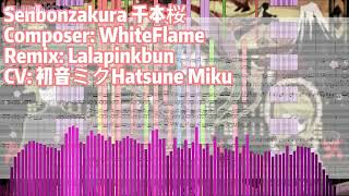 Senbonzakura 千本桜 But Lalapinkbun Remix With the.. Midi art(?