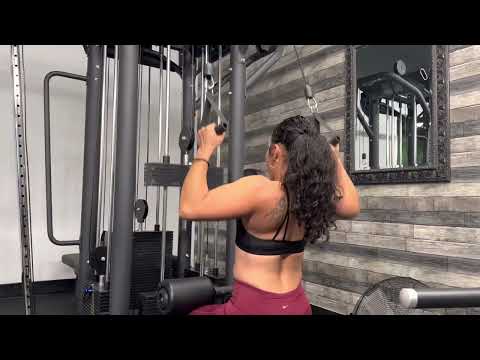 SDF Lat Pull Down Burnout Drop Set