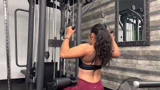 SDF Lat Pull Down Burnout Drop Set