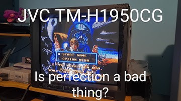 Almost Too Perfect? JVC TM-H1950CG CRT Video Monitor Overview and 240p/480i Video Show