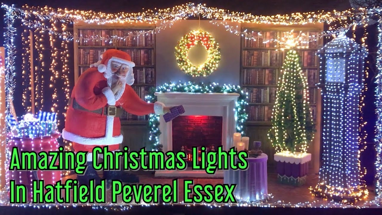 Christmas Lights in Hatfield Peverel Essex YouTube