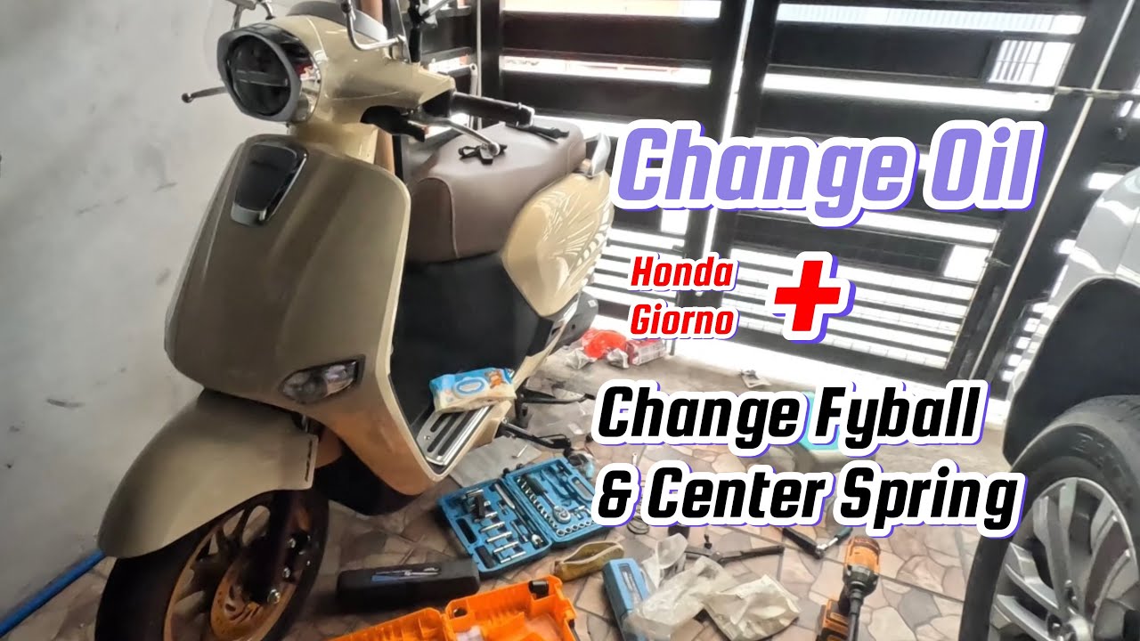 Upgrade CVT + Change Oil | Honda Giorno