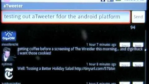 aTweeter Android App Review - AndroidApps.com