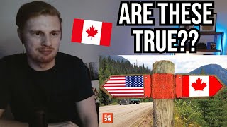 25 FUNNY Differences Between Canadians and Americans (BRITISH REACTION)