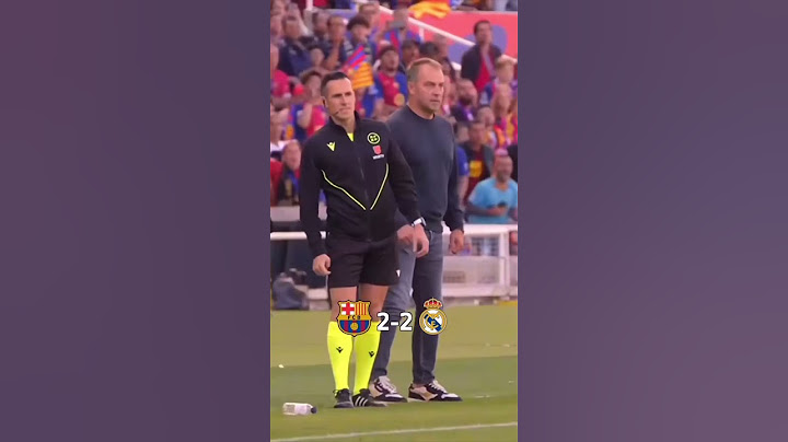 رد فعل مدرب برشلونة هانز فليك على أهداف برشلونة على ريال مدريد 😳😂
