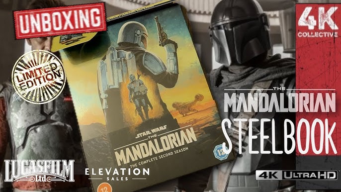 The Mandalorian Complete Season One 4K UltraHD Blu-ray steelbook unboxing 