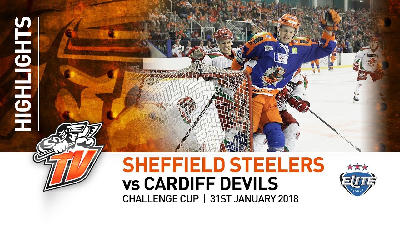 Sheffield Steelers V Cardiff Devils Challenge Cup 31st January 2018 