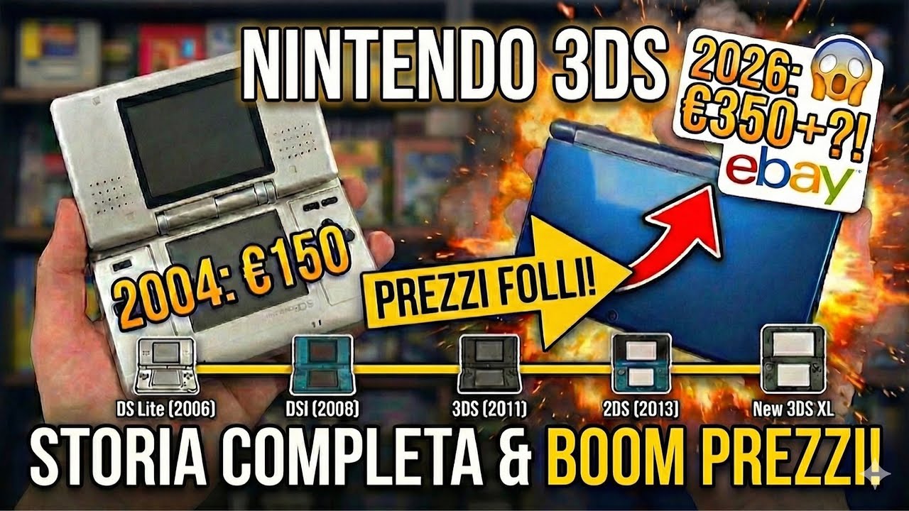 NINTENDO 3DS COSTA PIU' DELL'ORO! TUTTA LA STORIA 💰