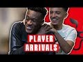 Warm Welcome for Hudson-Odoi & Rice as England Squad Reunites! | Player Arrivals | Inside Access