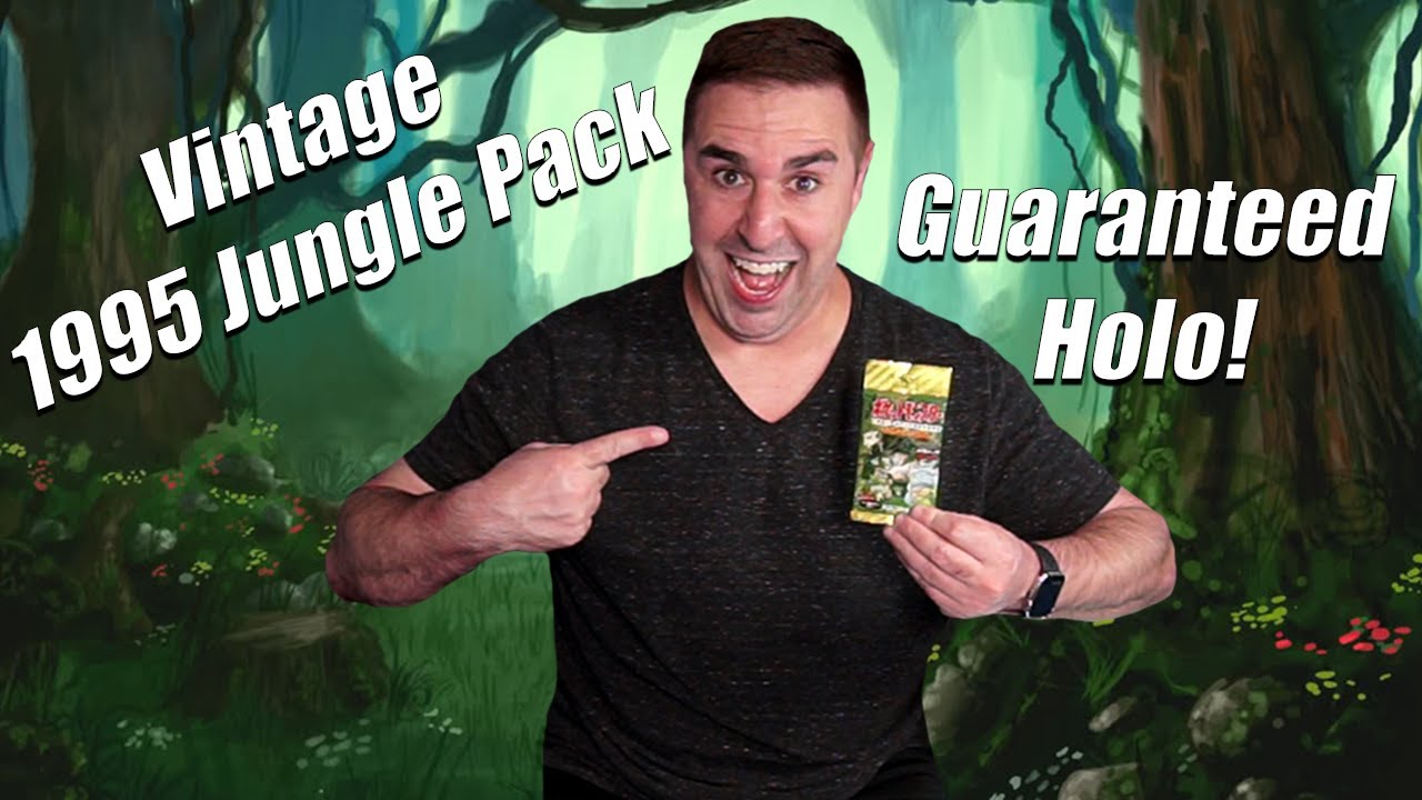 OPENING A VINTAGE 1995 JUNGLE BOOSTER BACK WITH A GUARANTEED HOLO! | Pokemon Card Pack Opening OPENING A VINTAGE 1995 JUNGLE BOOSTER BACK WITH A GUARANTEED HOLO! | Pokemon Card Pack Opening