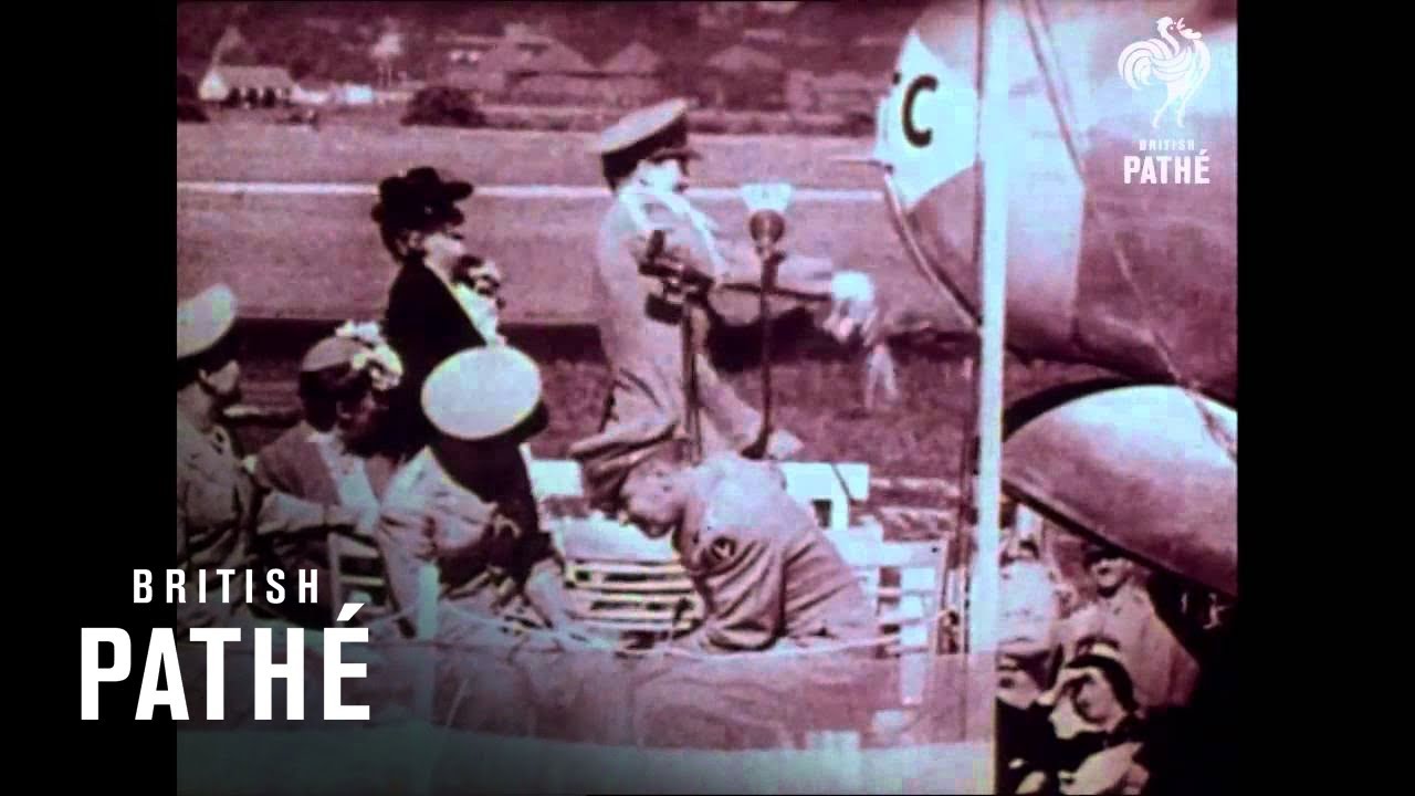 Bess Truman Tries to Smash a Champagne Bottle